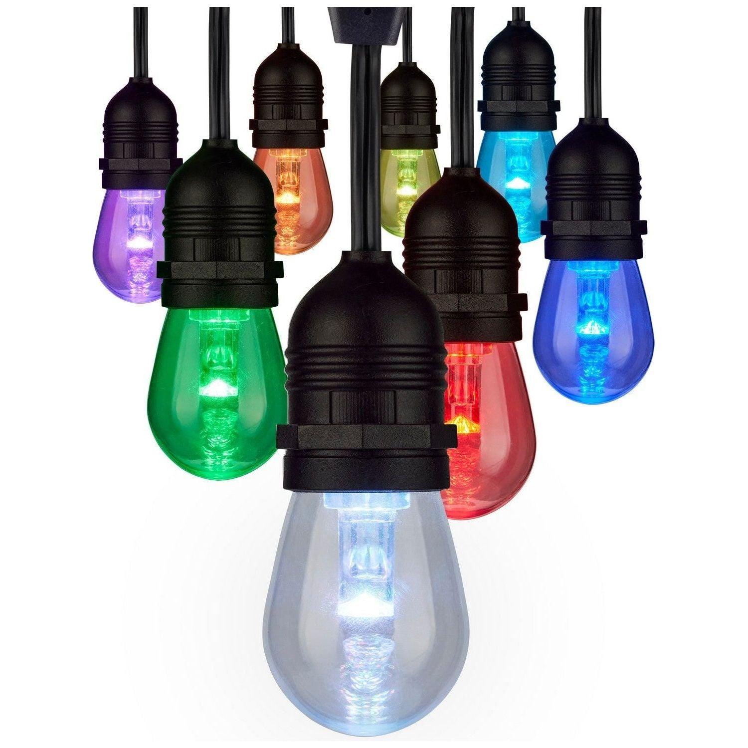 Satco Products - Starfish Smart LED 24ft - 12 Light - Indoor/Outdoor String Lights - S11290 - Canada Light Shop