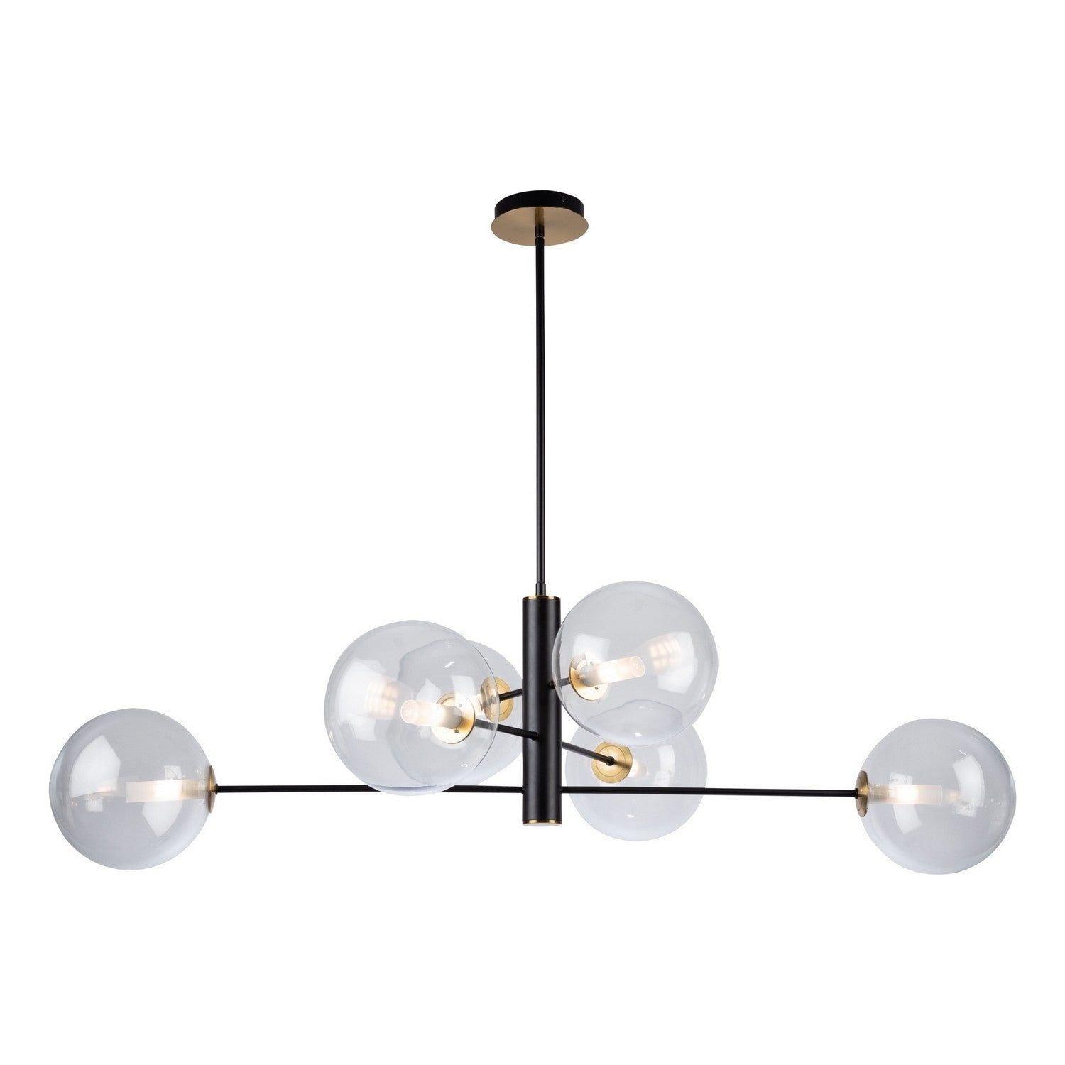 Artcraft Lighting - Aurelia Short Chandelier - AC11766VB - Canada Light Shop