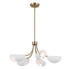 Kichler - Arcus Chandelier/Semi Flush - 52558CPZWH - Canada Light Shop