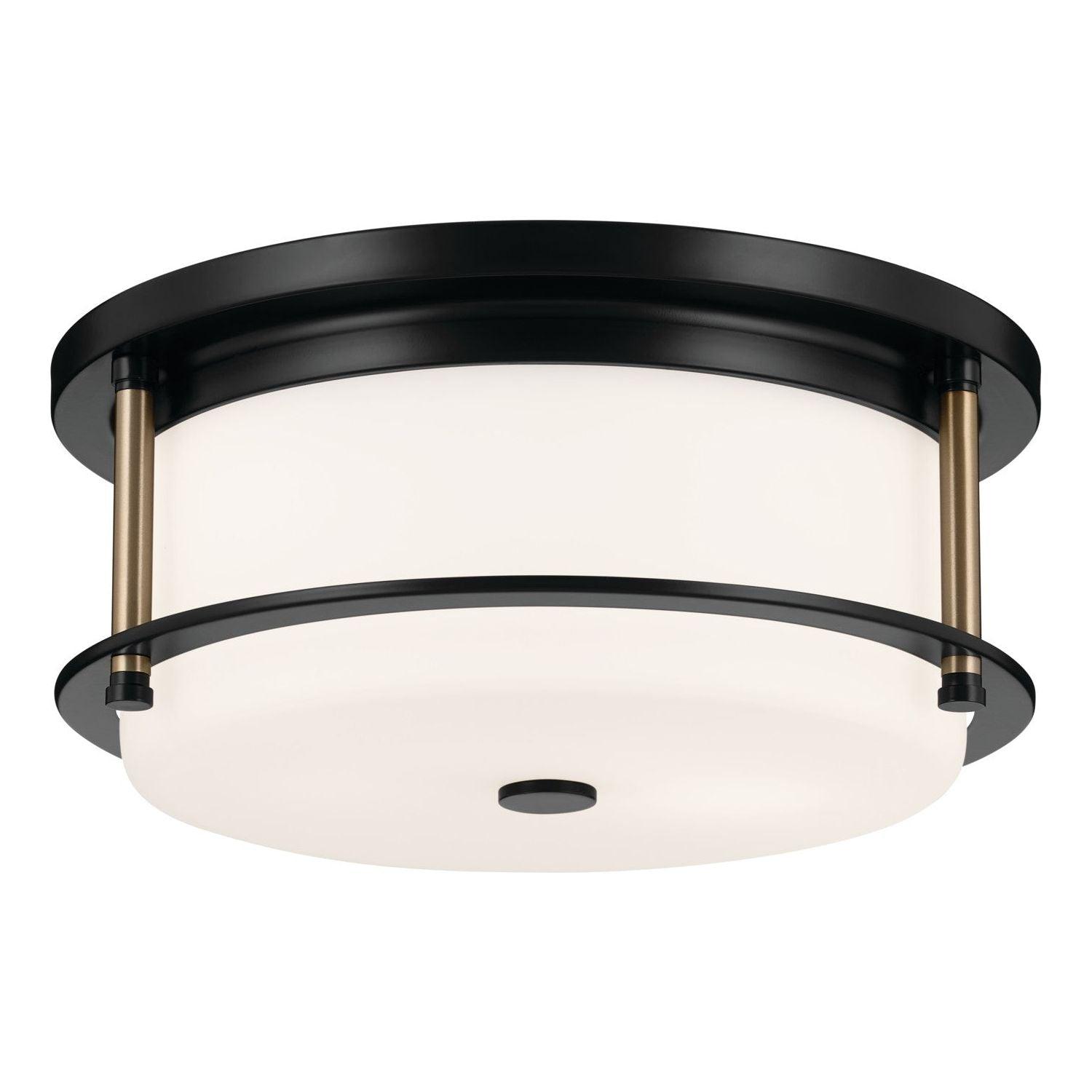 Kichler - Brit Flush Mount - 52595 - 52595BKCPZ - Canada Light Shop