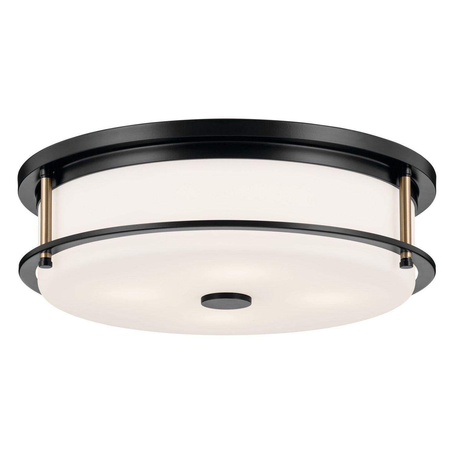 Kichler - Brit Flush Mount - 52597 - 52597BKCPZ - Canada Light Shop