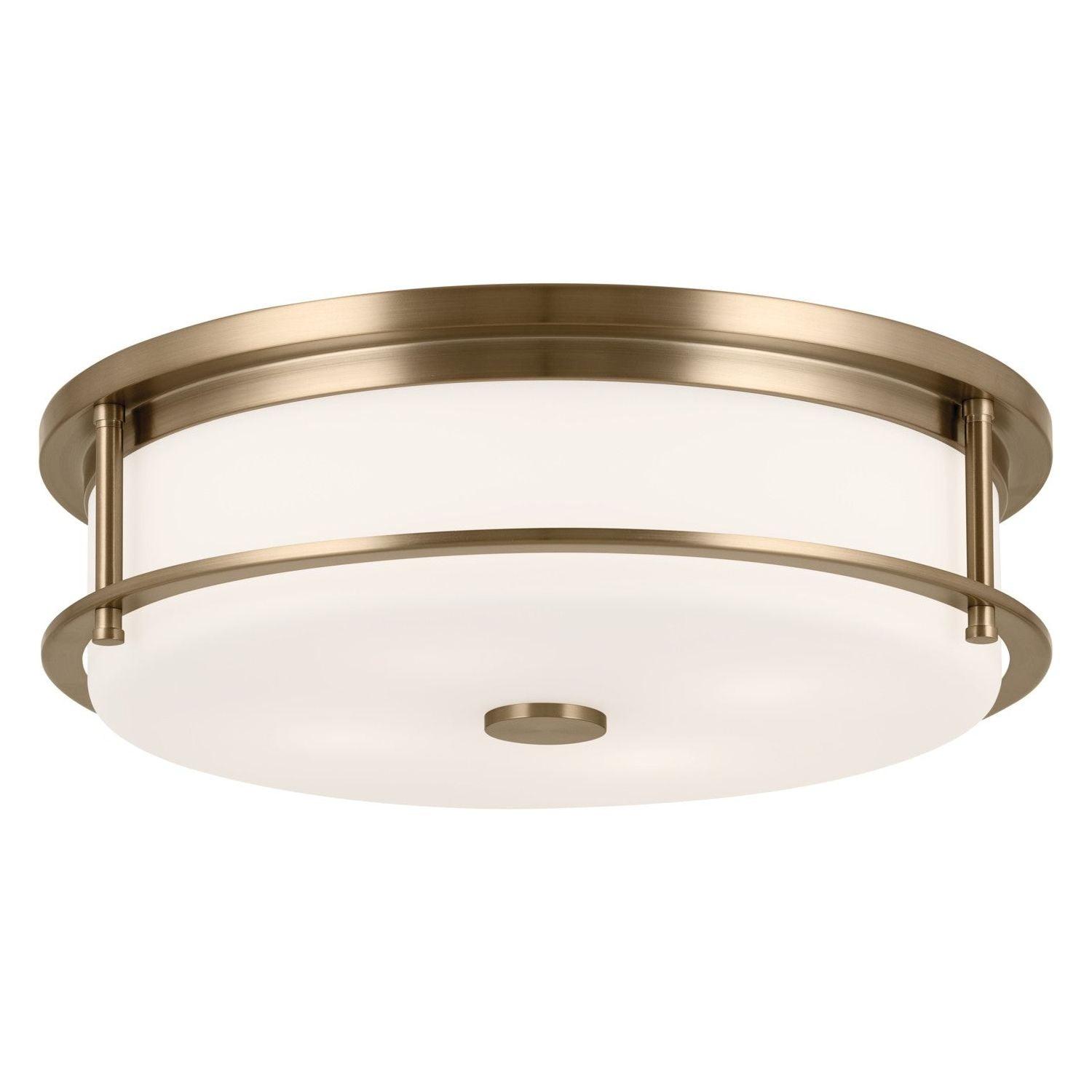 Kichler - Brit Flush Mount - 52597 - 52597CPZ - Canada Light Shop