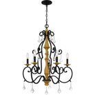 Quoizel - Althea Chandelier - AEA5026MBK - Canada Light Shop