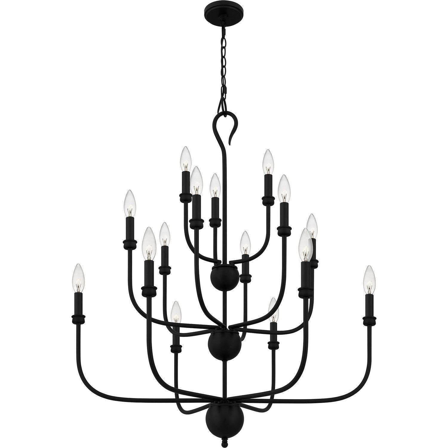 Quoizel - Blanche Chandelier - BLA5032MBK - Canada Light Shop