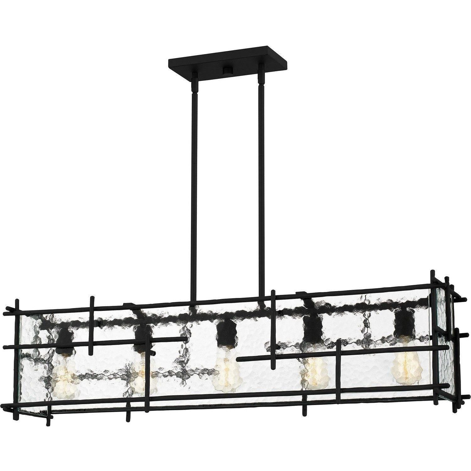 Quoizel - Daphne Linear Chandelier - DPN538MBK - Canada Light Shop