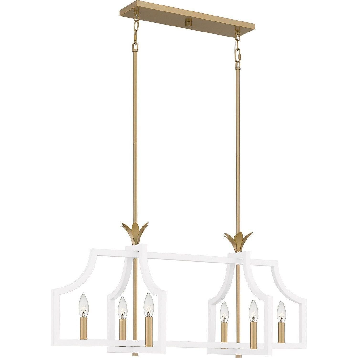 Quoizel - Dusty Linear Chandelier - DSL638W - Canada Light Shop