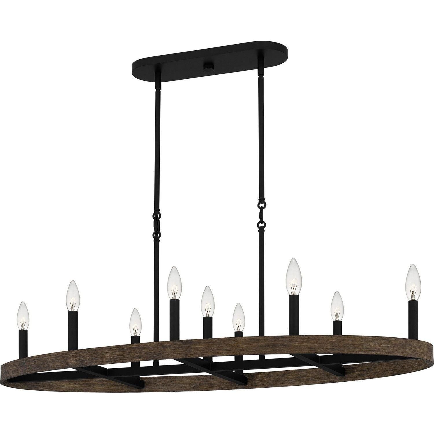 Quoizel - Hendrix Linear Chandelier - HDR842MBK - Canada Light Shop