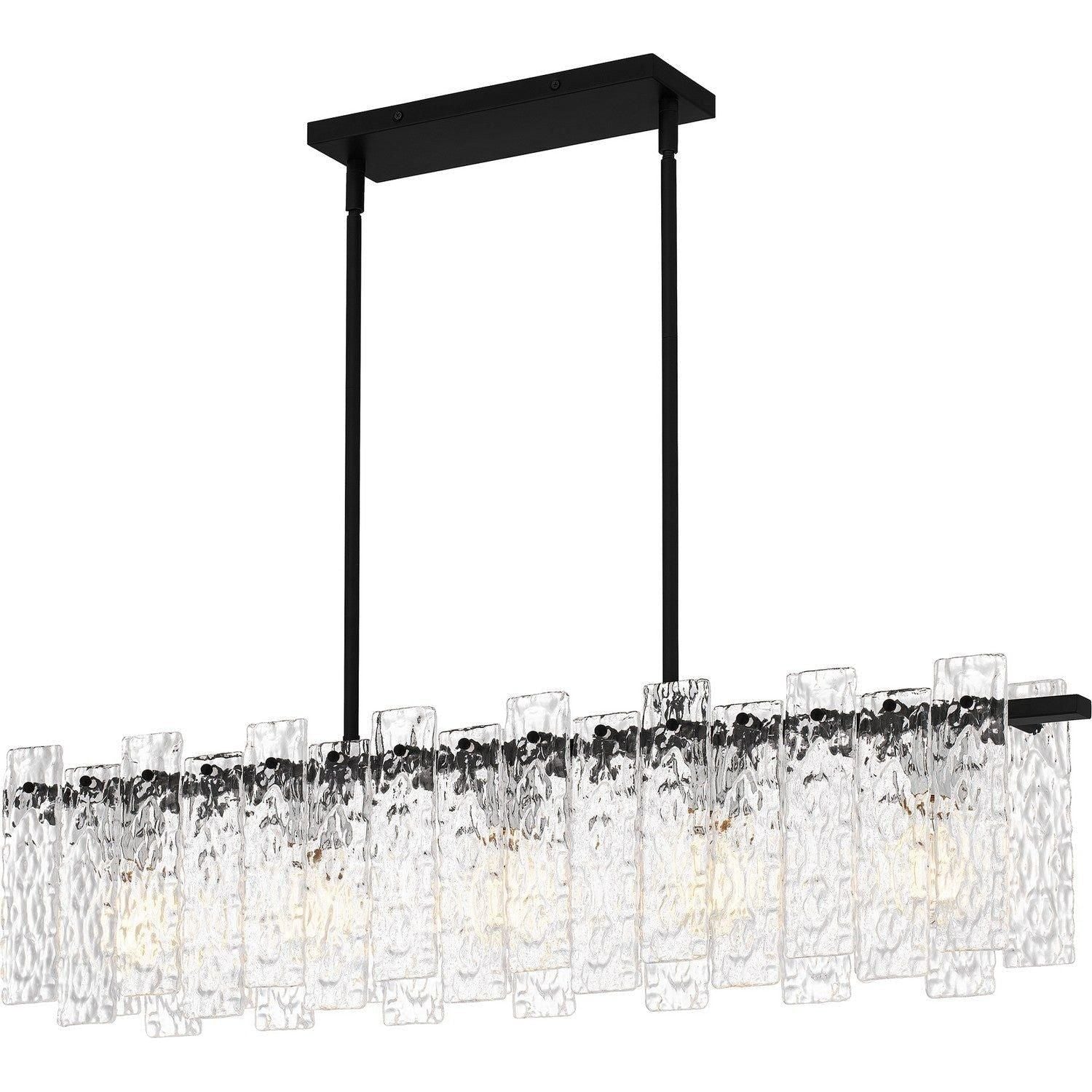 Quoizel - Caspian Linear Chandelier - PCCAS539MBK - Canada Light Shop