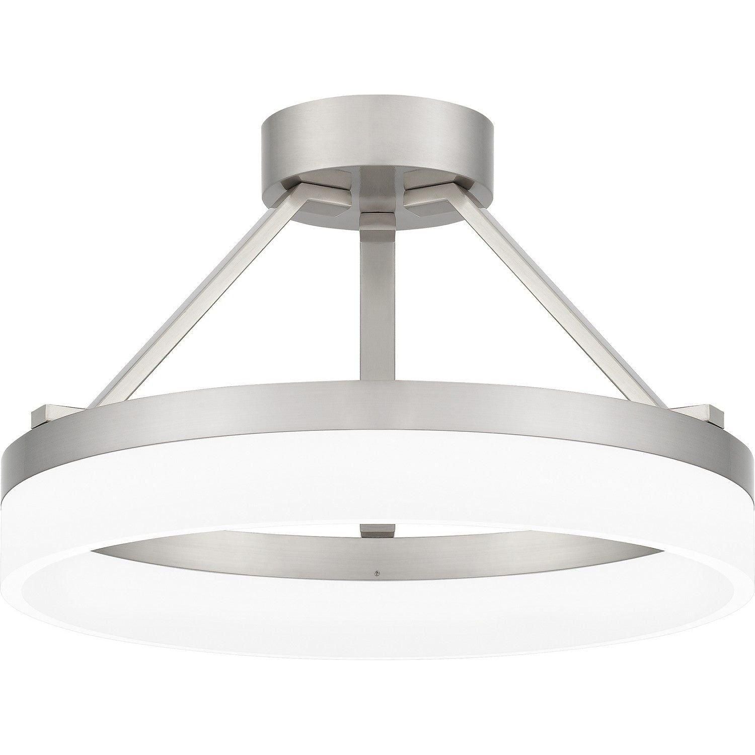 Quoizel - Cohen LED Semi Flush Mount - PCOH1716BN - Canada Light Shop