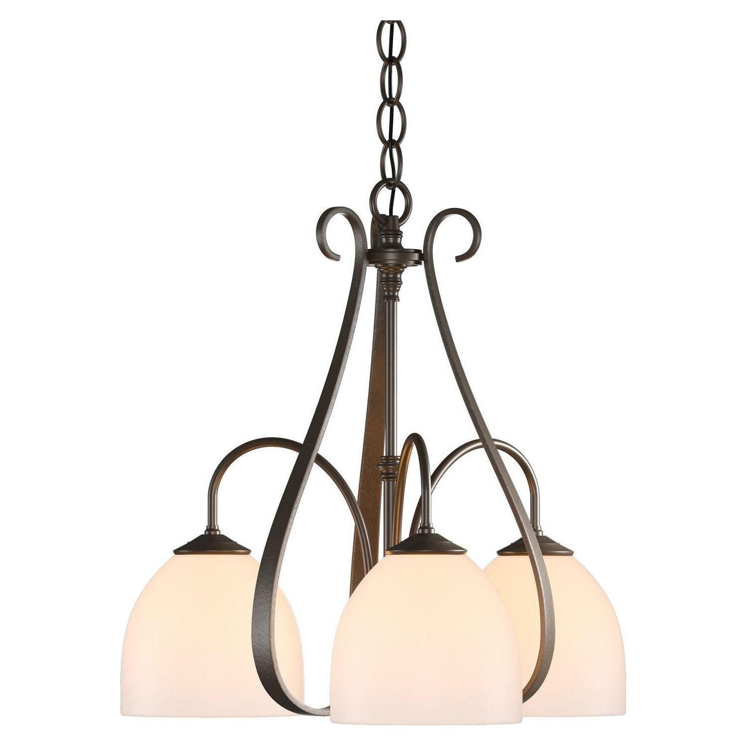 Hubbardton Forge - Sweeping Taper 3 Arm Chandelier - 101441-SKT-05-GG0001 - Canada Light Shop