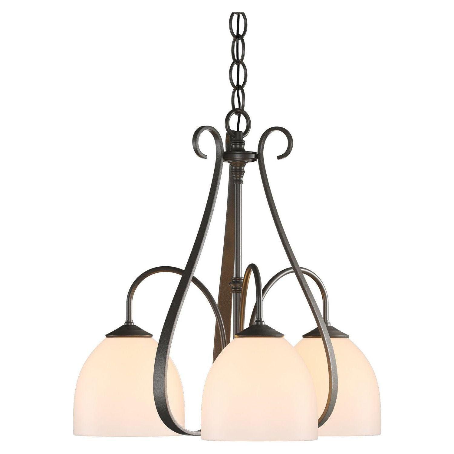 Hubbardton Forge - Sweeping Taper 3 Arm Chandelier - 101441-SKT-07-GG0001 - Canada Light Shop
