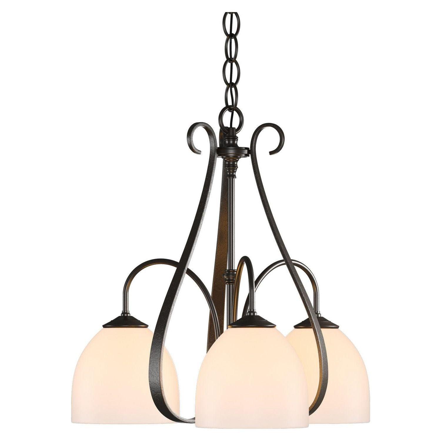 Hubbardton Forge - Sweeping Taper 3 Arm Chandelier - 101441-SKT-14-GG0001 - Canada Light Shop