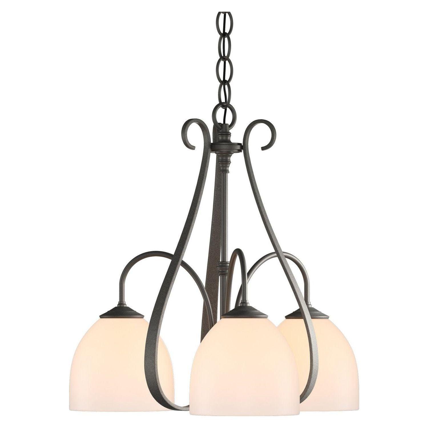 Hubbardton Forge - Sweeping Taper 3 Arm Chandelier - 101441-SKT-20-GG0001 - Canada Light Shop