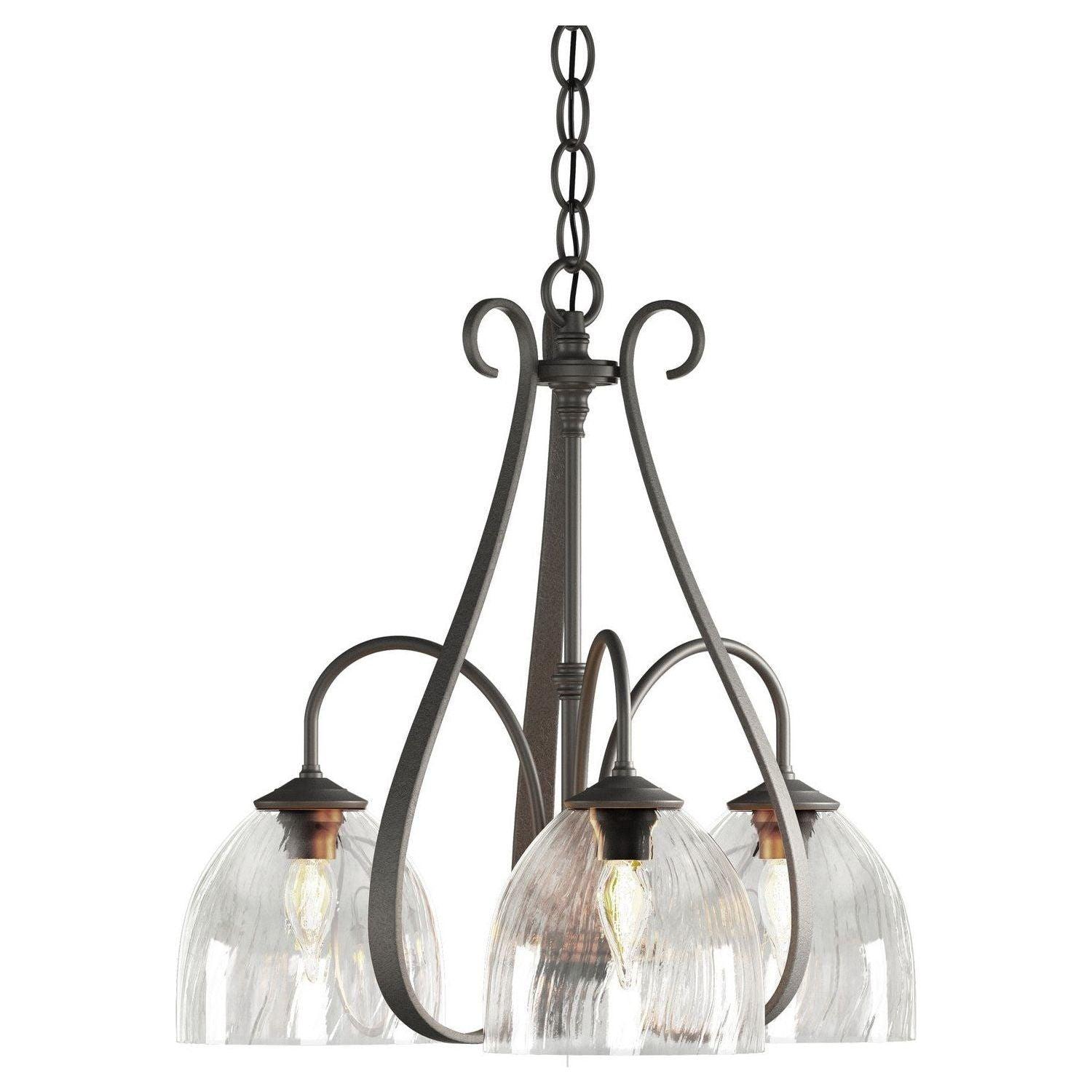 Hubbardton Forge - Sweeping Taper 3 Arm Chandelier - 101441-SKT-20-LL0001 - Canada Light Shop