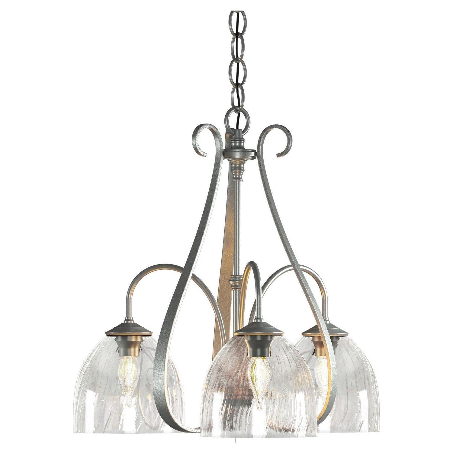 Hubbardton Forge - Sweeping Taper 3 Arm Chandelier - 101441-SKT-82-LL0001 - Canada Light Shop