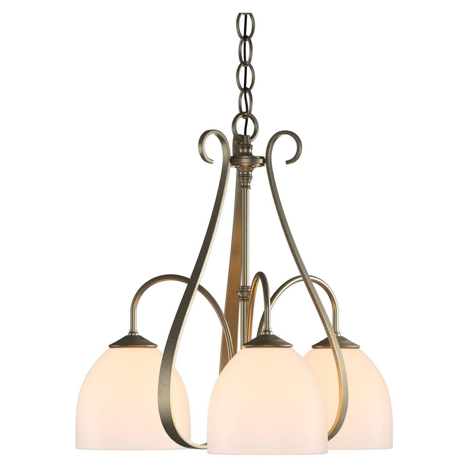 Hubbardton Forge - Sweeping Taper 3 Arm Chandelier - 101441-SKT-84-GG0001 - Canada Light Shop