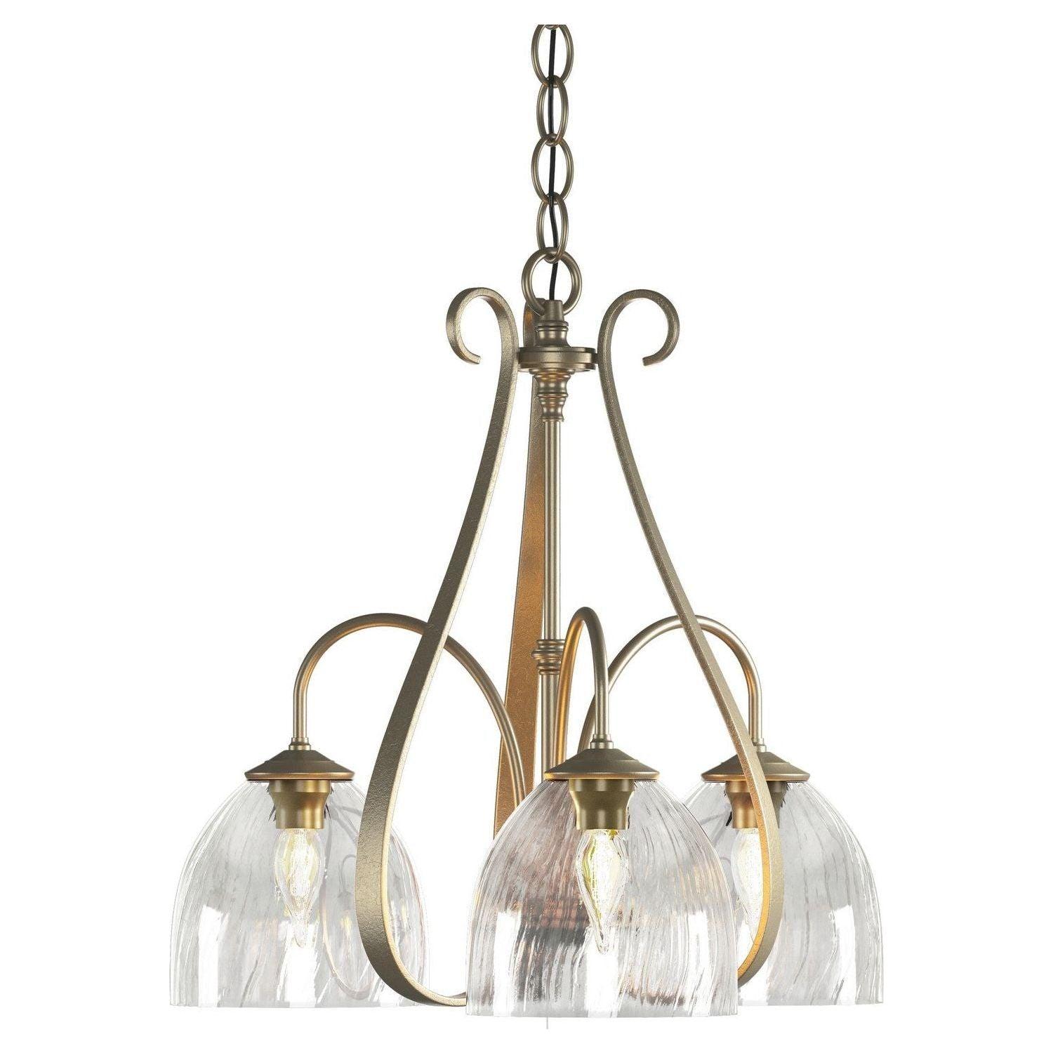 Hubbardton Forge - Sweeping Taper 3 Arm Chandelier - 101441-SKT-84-LL0001 - Canada Light Shop