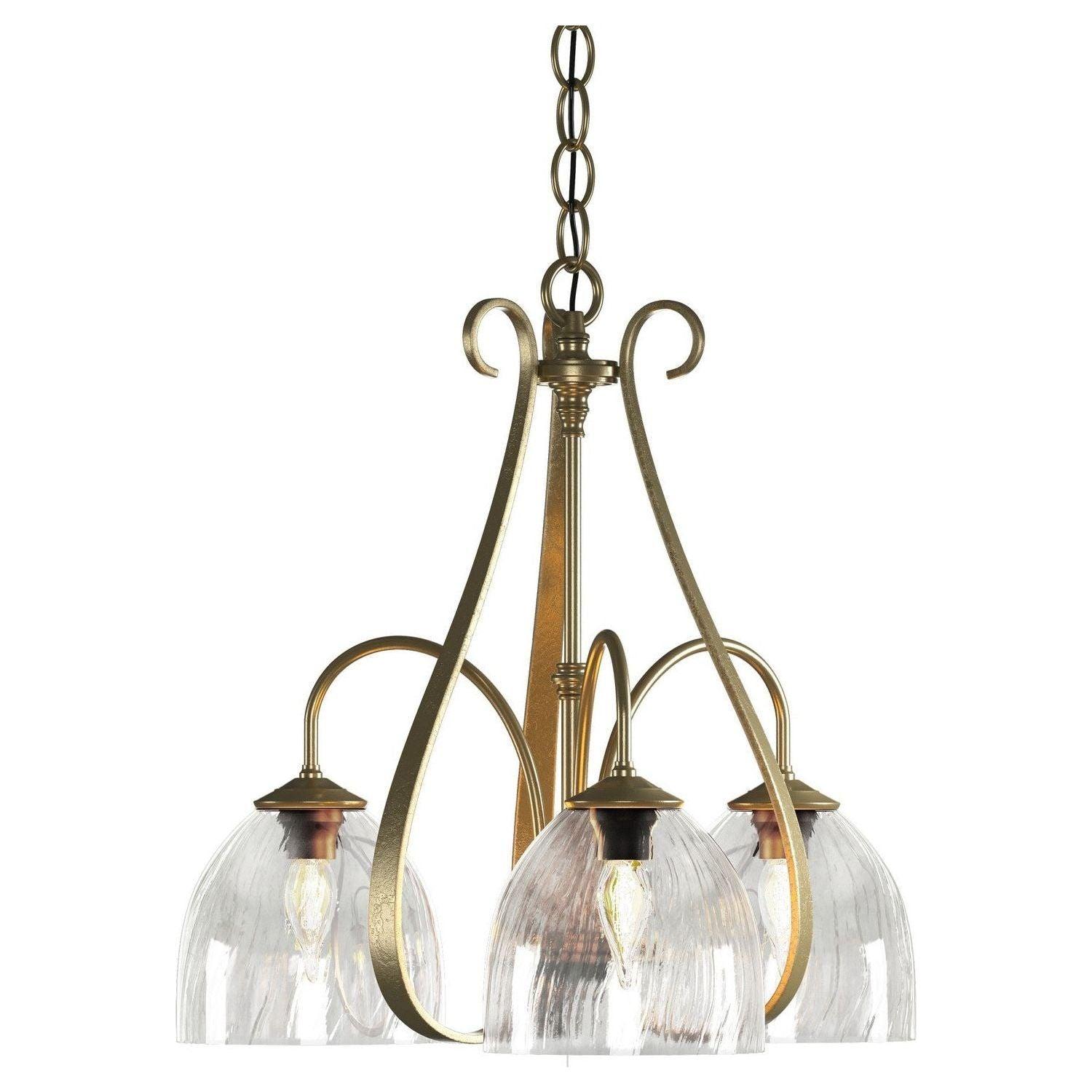 Hubbardton Forge - Sweeping Taper 3 Arm Chandelier - 101441-SKT-86-LL0001 - Canada Light Shop