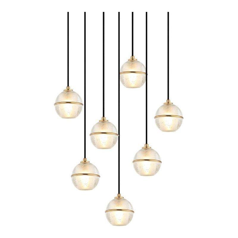 Matteo Lighting - Misty Multi-Light Pendant - C33107AG - Canada Light Shop