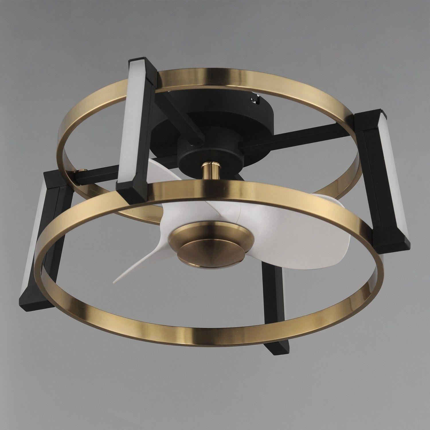 Maxim Lighting - Darling LED Fandelight - 61022WTBKNAB - Canada Light Shop