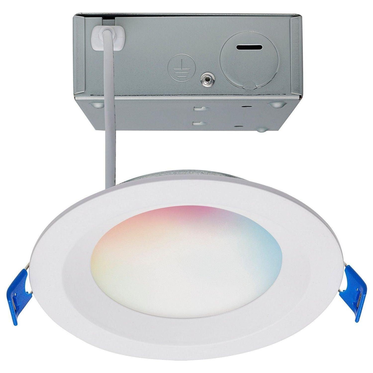 Satco Products - Starfish WiFi - 9 Watt Round - LED Direct Wire - Low Profile Regress Baffle Downlight - S11564 - Canada Light Shop