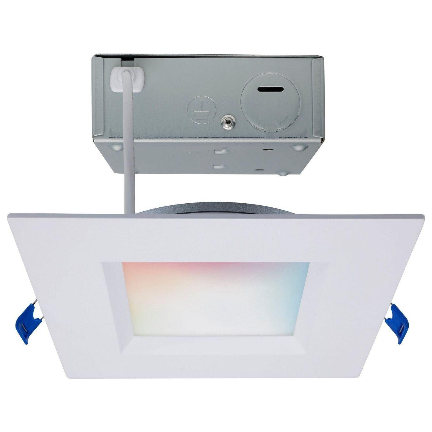 Satco Products - Starfish WiFi - 12 Watt Square - LED Direct Wire - Low Profile Regress Baffle Downlight - S11567 - Canada Light Shop