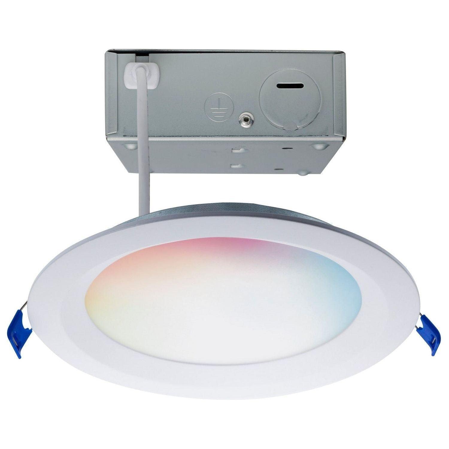 Satco Products - Starfish WiFi - 12 Watt Round - LED Direct Wire - Low Profile Regress Baffle Downlight - S11566 - Canada Light Shop