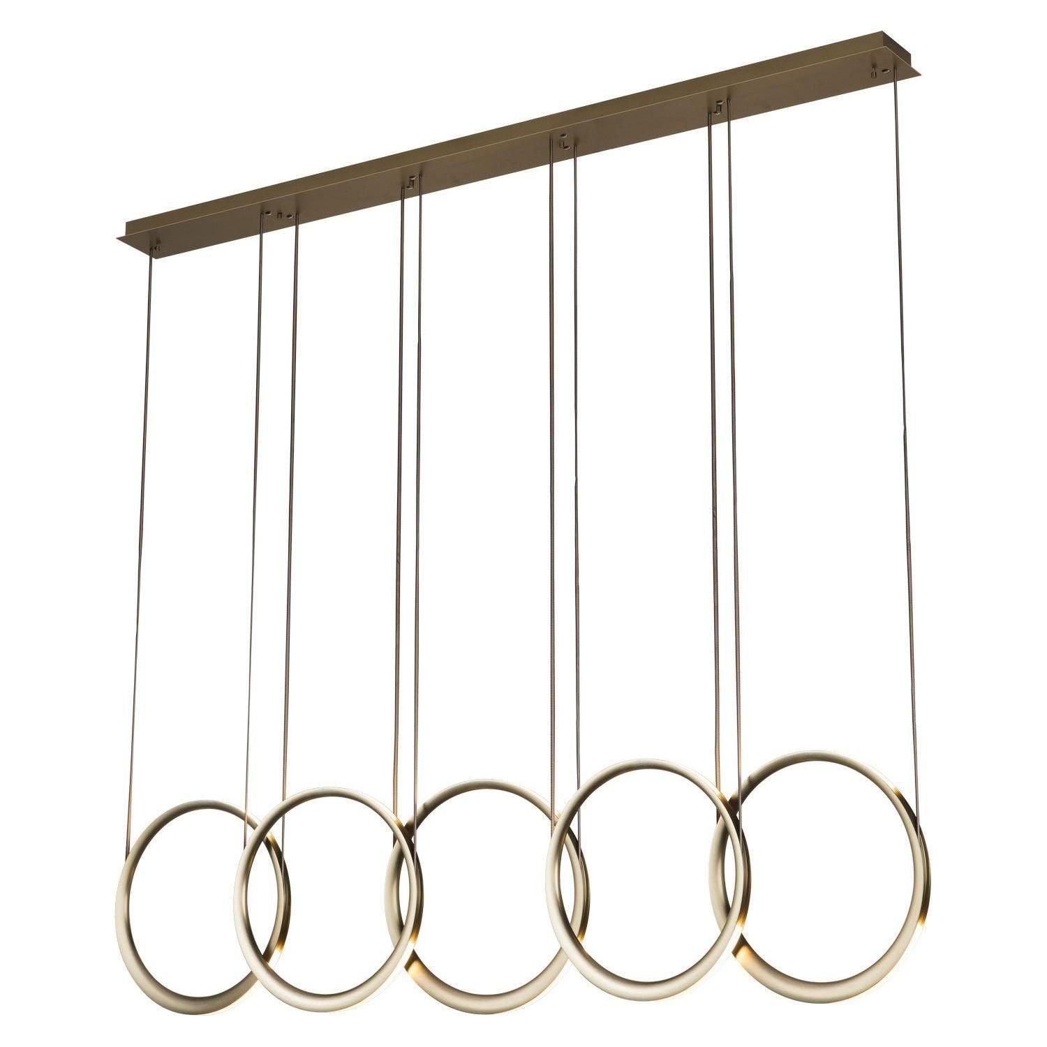 PageOne Lighting - Eternal LED Linear Pendant - PP121774-SAB - Canada Light Shop