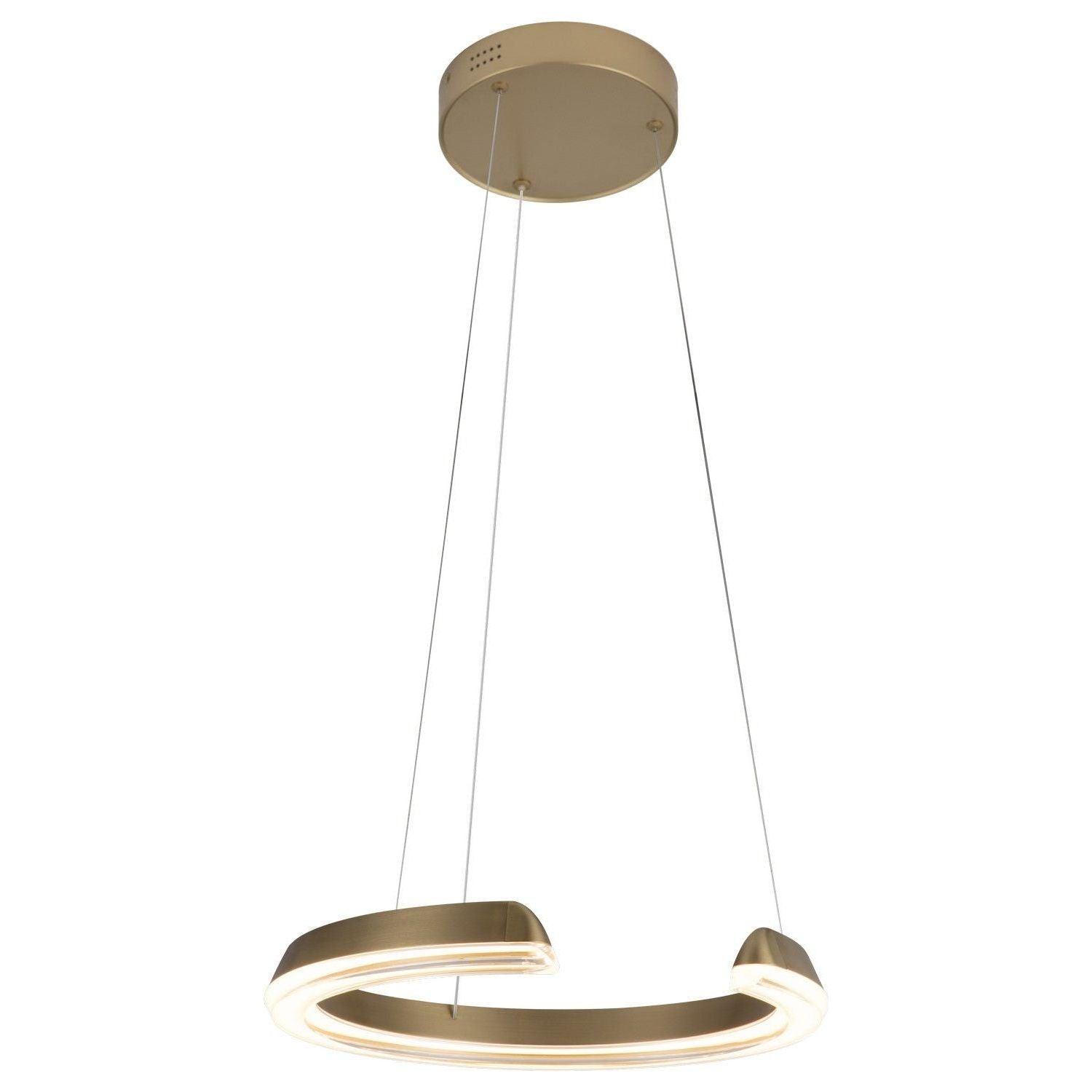 PageOne Lighting - Solaire LED Pendant - PP121822-SAB - Canada Light Shop