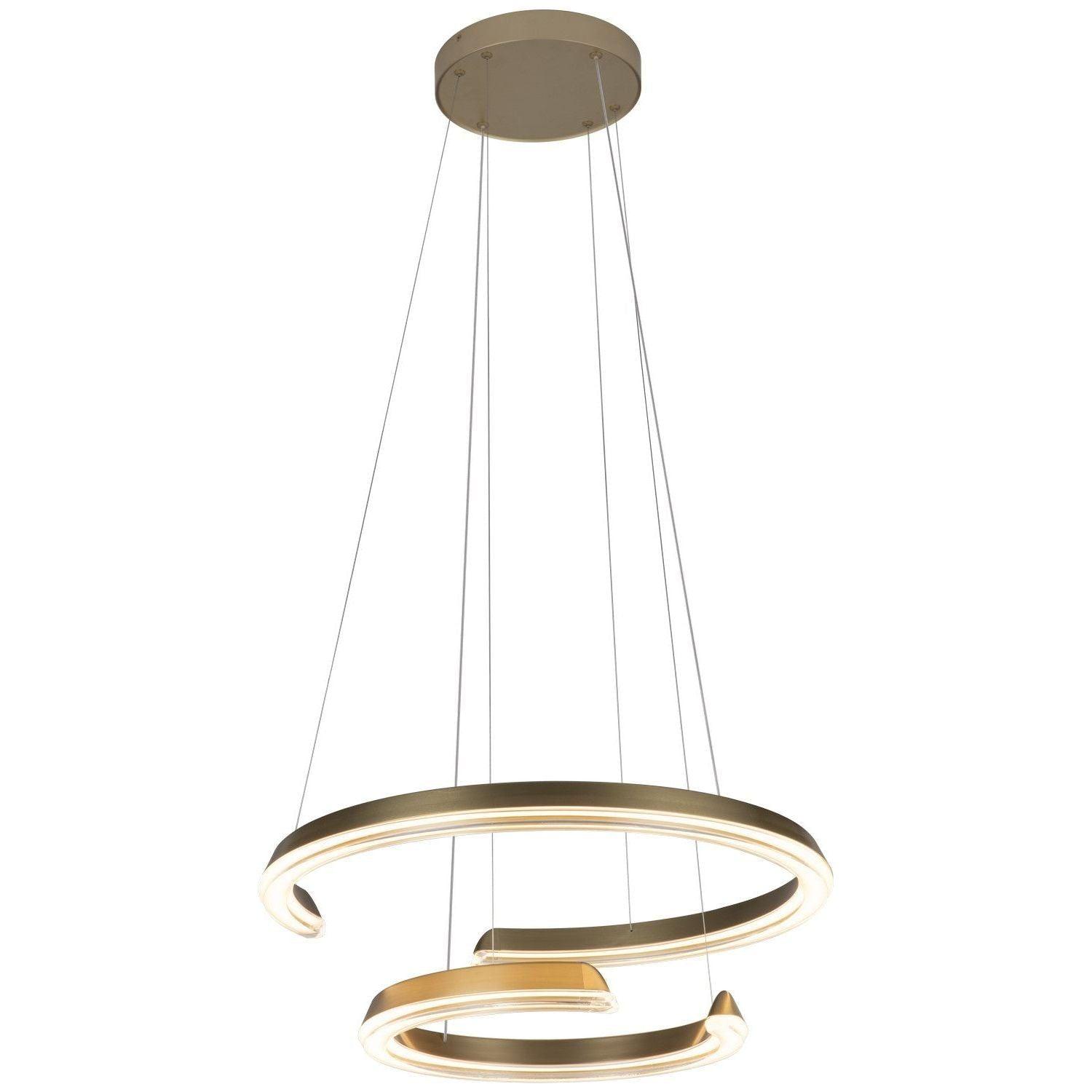 PageOne Lighting - Solaire LED Chandelier - PP121825-SAB - Canada Light Shop