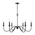 Capital Lighting - AA1029MB - Six Light Chandelier - Weston - Matte Black