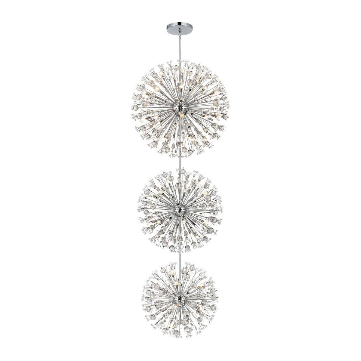 Elegant Lighting - Vera 74 Light Chandelier - 2500G44L3C - Canada Light Shop