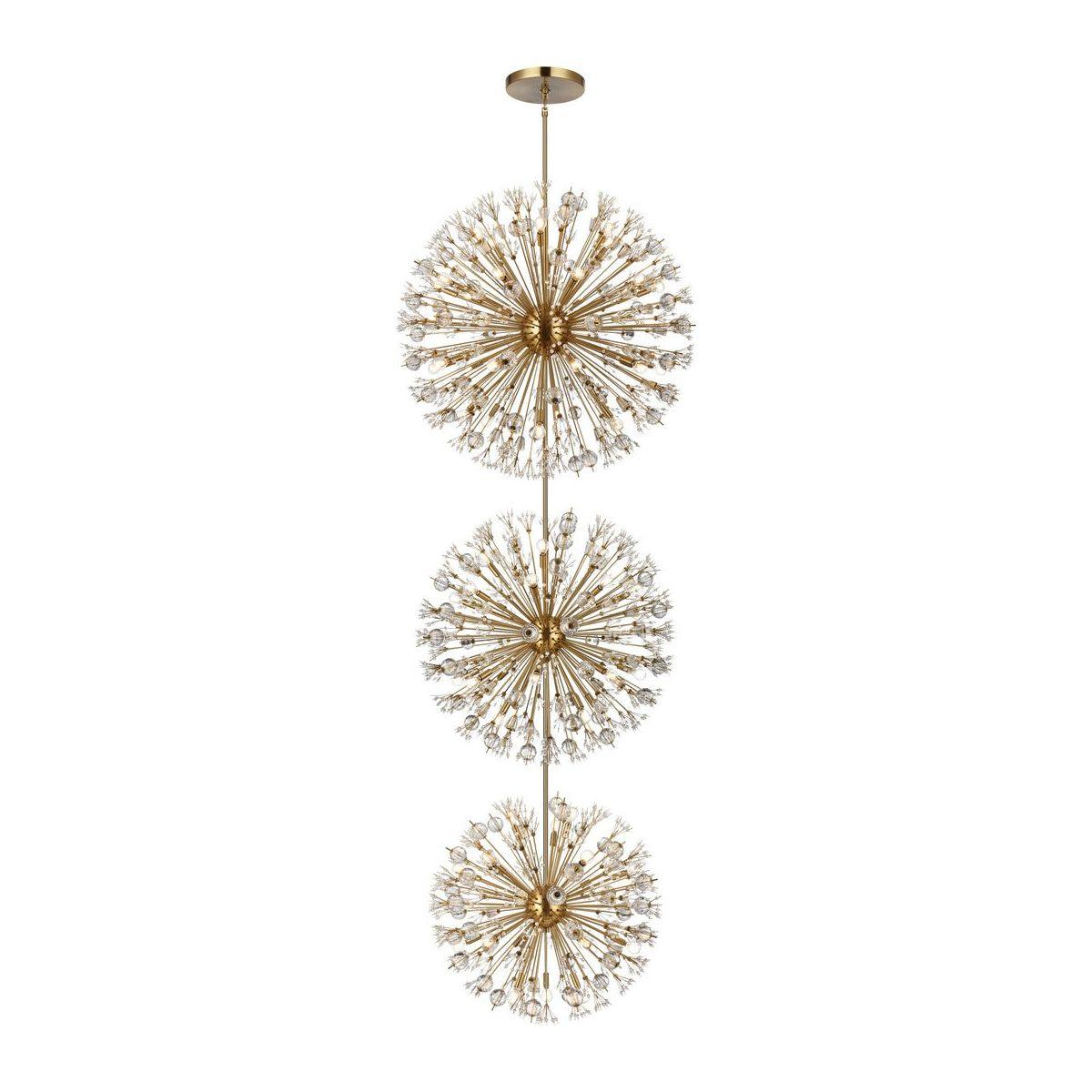 Elegant Lighting - Vera 74 Light Chandelier - 2500G44L3SG - Canada Light Shop