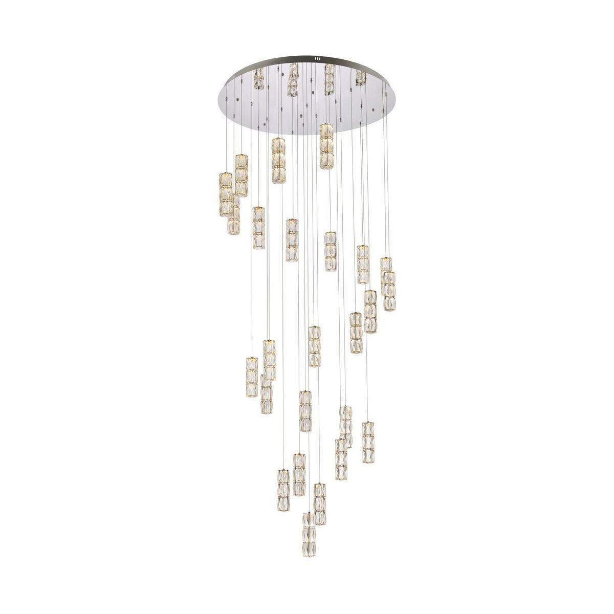 Elegant Lighting - Polaris LED Chandelier - 3500D42C - Canada Light Shop
