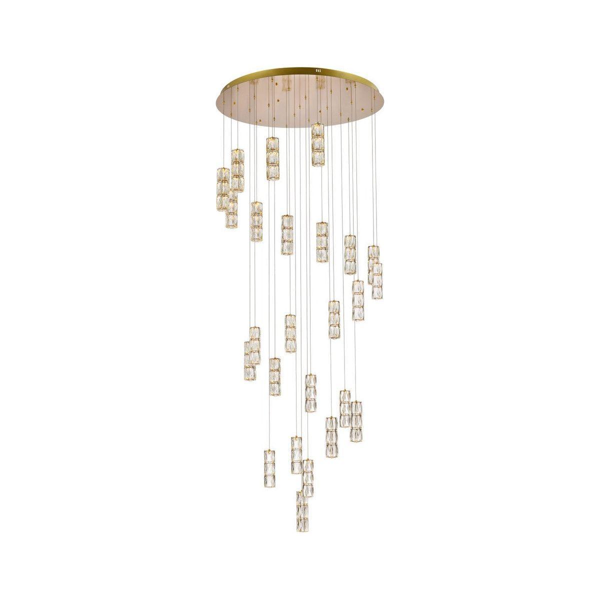 Elegant Lighting - Polaris LED Chandelier - 3500D42G - Canada Light Shop