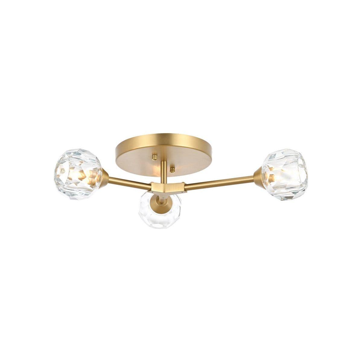 Elegant Lighting - Zayne Flush Mount - 3508F18G - Canada Light Shop