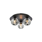 Elegant Lighting - Graham Flush Mount - 3509F12BK - Canada Light Shop