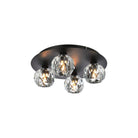 Elegant Lighting - Graham Flush Mount - 3509F14BK - Canada Light Shop