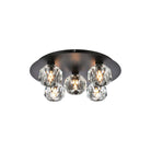Elegant Lighting - Graham Flush Mount - 3509F16BK - Canada Light Shop