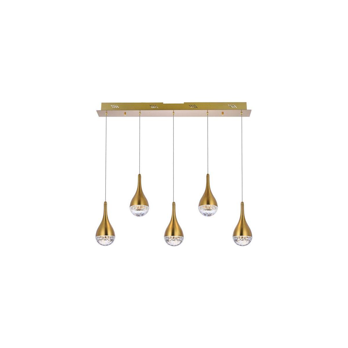 Elegant Lighting - Amherst LED Pendant - 3805D33SG - Canada Light Shop