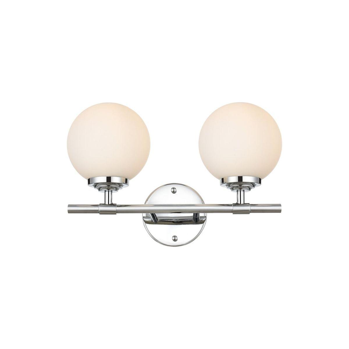 Elegant Lighting - Ansley Bath Sconce - LD7301W15CH - Canada Light Shop