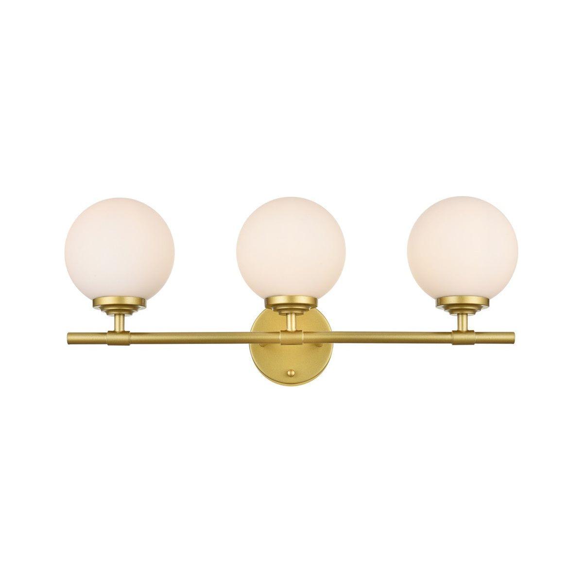 Elegant Lighting - Ansley Bath Sconce - LD7301W24BRA - Canada Light Shop