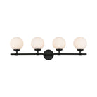 Elegant Lighting - Ansley Bath Sconce - LD7301W33BLK - Canada Light Shop