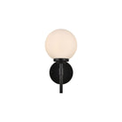 Elegant Lighting - Ansley Bath Sconce - LD7301W6BLK - Canada Light Shop