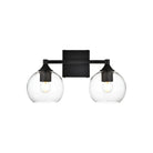 Elegant Lighting - Foster Bath Sconce - LD7308W16BLK - Canada Light Shop