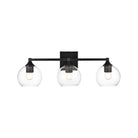 Elegant Lighting - Foster Bath Sconce - LD7308W25BLK - Canada Light Shop