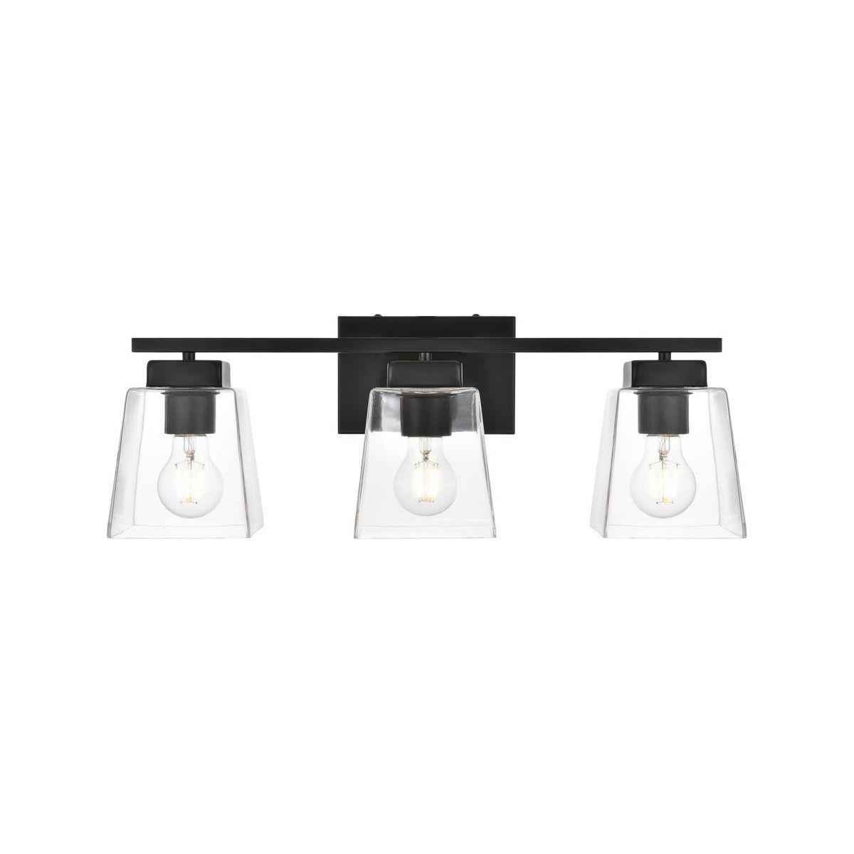 Elegant Lighting - Merrick Bath Sconce - LD7312W23BLK - Canada Light Shop