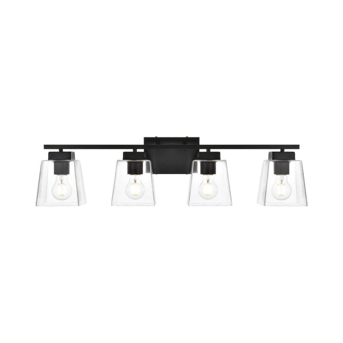 Elegant Lighting - Merrick Bath Sconce - LD7312W32BLK - Canada Light Shop