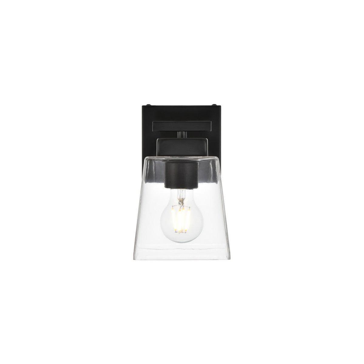 Elegant Lighting - Merrick Bath Sconce - LD7312W5BLK - Canada Light Shop