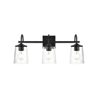 Elegant Lighting - Avani Bath Sconce - LD7313W24BLK - Canada Light Shop